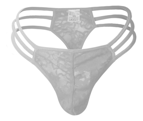 Cueca Masculina Calcinha Fio Dental Cintura Alta Rosa 