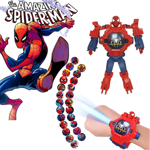 Reloj Digital Niño Niña Regalo Fiestas Barato Caja Spiderman