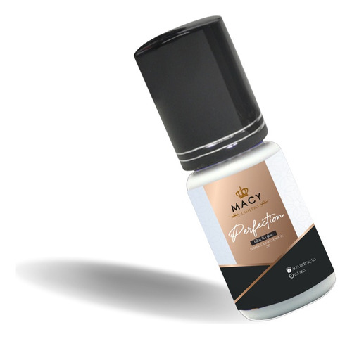 Cola Macy Perfection 3ml Extensão De Cílios Secagem Rápida