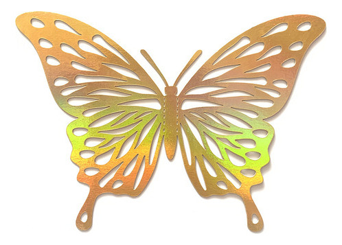 60 Pegatinas De Pared 3d Mariposa Hueca Decoración Temát [u]