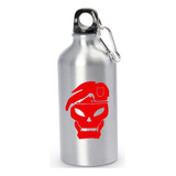 Termo Military Skull Calavera Botilito Botella Aluminio