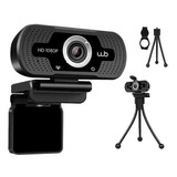 Webcam Full Hd 1080p Wb C/ Microfone Antirruído + Tripé