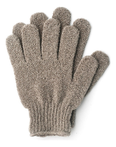 Guantes Exfoliantes Para Cuerpo Piel Manopla Color Beige