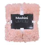 Manta Shaggy Mashini 127x152cm Rosado