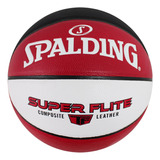 Balón Spalding Basquetbol Super Flite #7 Piel Sintética Rjo Color Rojo