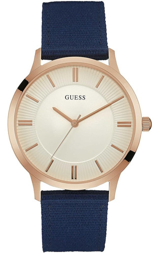 Guess Reloj De Hombre Cuarzo 44mm Analógico Correa De Lona