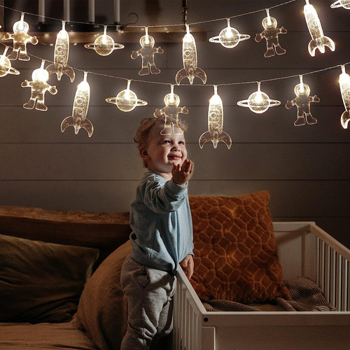 Cadena De Luces Led Para Cuarto De Niños, 20 Unidades.