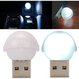 2 Luces Led Usb Blancas Buknikis Para Coche, Miniluces Usb,