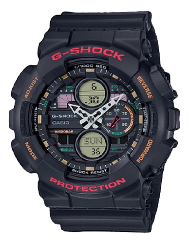 Reloj Deportivo Para Hombre G-shock Ga-140-1a4 Negro 