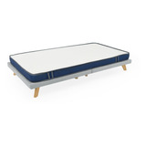 Base Cama Varna Con Colchoneta Tivoli Sencilla