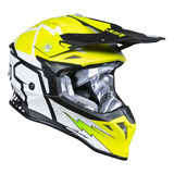 Casco J39 Poseidon Fluor Yellow / Black / White Just1