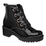 Been Class Bota En Charol Color Negro. Cod 91262-1