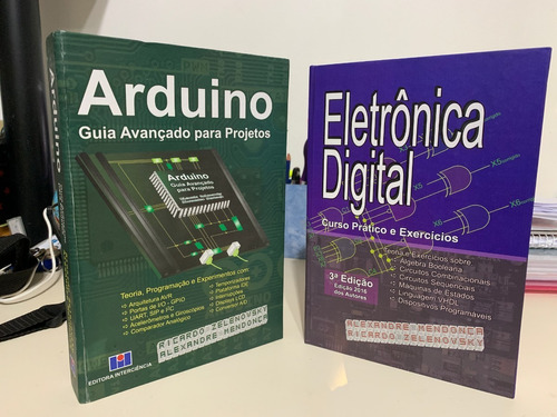 Livros Arduino & Eletrônica Digital 10% Desc. Capa Dura