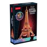 Puzzle 3d - Torre Eiffel Edición Nocturna - Cubicfun 