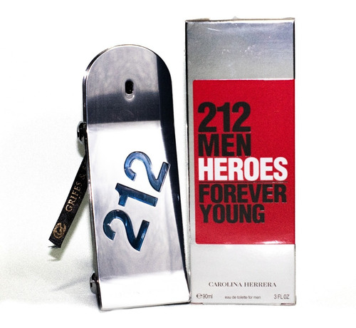 Perfume 212 Men Heroes Edt 90ml Carolina Herrera Original Nf