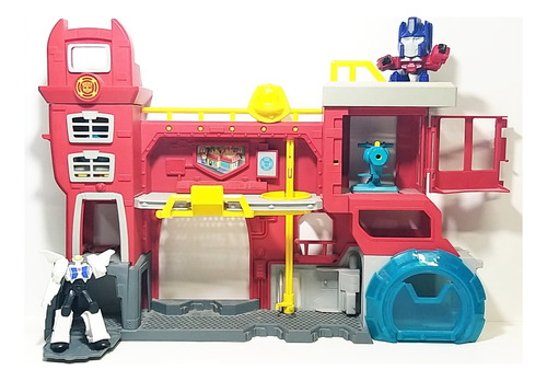 Playskool Transformers Rescue Bots  Quartel Bombeiros Hasbro