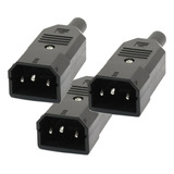 Conector Power Interlock Pc.c14 Alimentacion Para Armar X 3