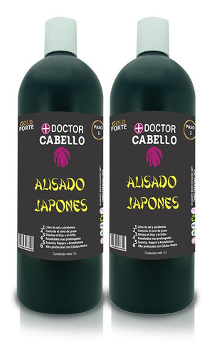 Dr. Cabellos Alisado Japones 2 Pasos - L a $37500