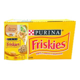 Kit 15 Sachê Friskies Gatos Adultos Frango 85g Caixa Fechada