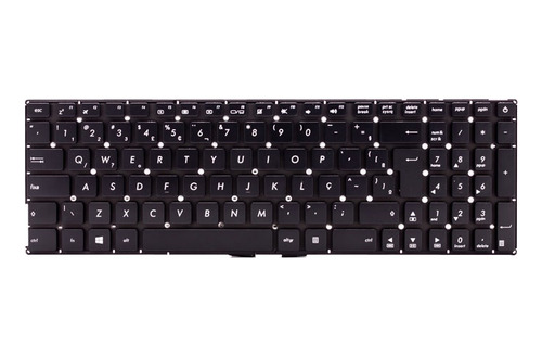 Teclado Para Notebook Asus X543 Abnt2 Sem Moldura