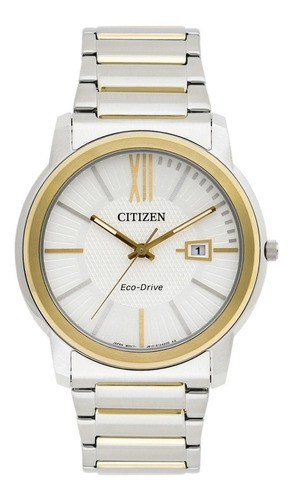 Reloj Citizen Eco-drive Aw1214-57a Plateado-dorado De Hombre