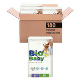 Bio Baby Caja De Pañales 3 Paquetes De 60 Cada Uno Talla 5