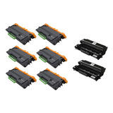 6x Toner Mais 2x Cilindro P/ Brother L5652/6902/5602/6702