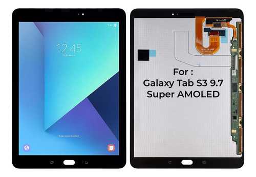 Pantalla Táctil Amoled Para Samsung Tab S3 T820 T825 T827