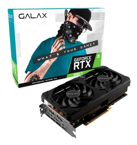 Placa De Video Galax Geforce Rtx 3060 Ti 1-click Oc Plus 8gb