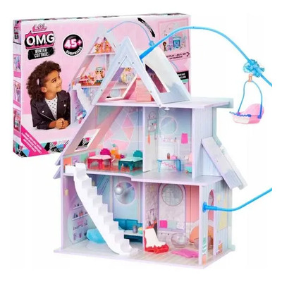Mansión Lol Surprise! Omg Winter Challet Doll House 95+ Sorp Multicolor