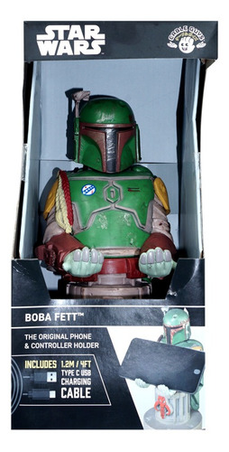 Cable Guys Star Wars Boba Fett Base Control Y Celular