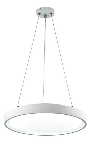 Pendente Led Branco Ø41cm 24w - Hevvy Ly - 8762mh Bc+bc 110v/220v