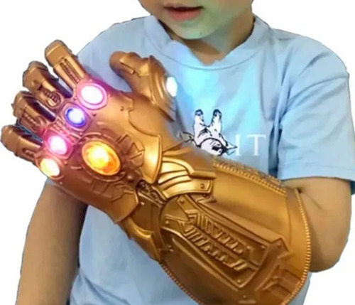 Infinity Manopla Thanos Luva Infantil Articulada Fantasia
