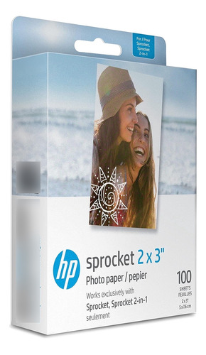 Hp Sprocket - Papel Fotográfico Premium Zink De 2 X 3 Pulgad
