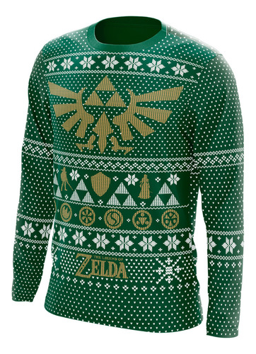 Ugly Sweater Zelda Inf. Juvenil Invierno