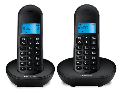 Telefone Sem Fio 2 Base Com Ramal E Viva Voz Motorola Mt150