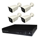 Kit Cctv Vigilancia Seguridad 4 Camaras Ip Video Hd 2k Nvr