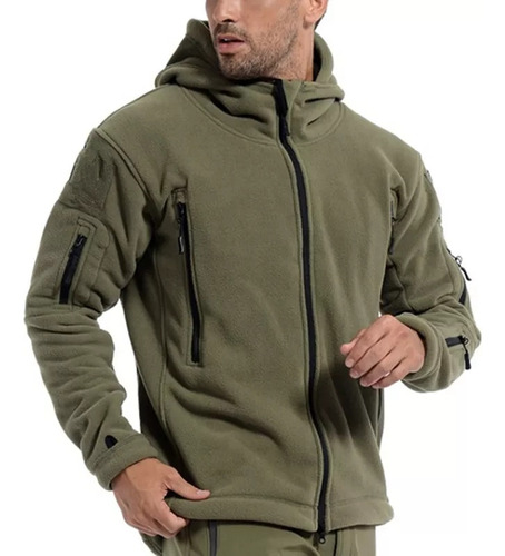 Chamarra Táctica Militar Térmica Impermeable Para Hombre