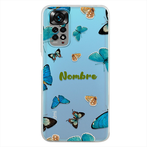 Funda Para Xiaomi Mariposas Personalizada Con Nombres