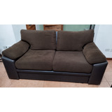 Sillon Living Sofá Italiano Marrón 1,80 Usado 