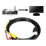 Cable 1.5m Hdmi Macho A 3 Rca Audio Vídeo Av Componentes