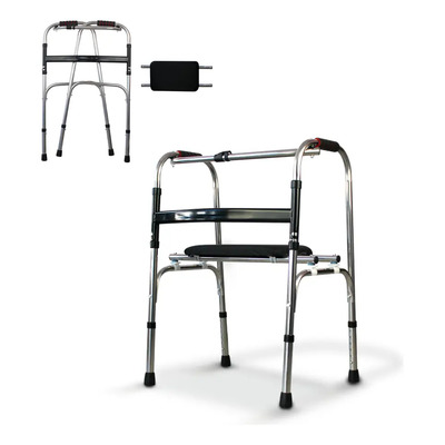 Andadera Fija Ortopedica Con Asiento Para Adulto Todostore Andador Plegable De Aluminio Con Altura Ajustable | Envío gratis