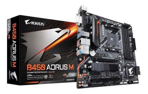 Placa Mãe Gigabyte B450 Aorus M Crossfire Amd Am4 Ddr4 