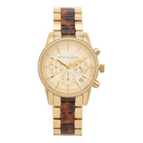 Michael Kors Reloj Ritz Dorado Para Mujer Mk6322