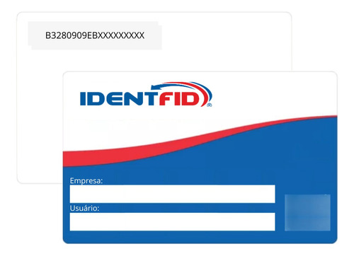 Kit 30 Cartões Para Identfid Frentistas Companytec 