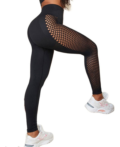 Pantalones Yoga Sin Costuras Mujer Ahuecar Leggins Sexy -