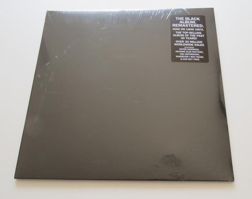 Metallica Black Album 2 Lp Vinil 180 Gramas Remastered 2021