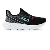 Zapatillas Fila Running Mujer Stay M Negro-gris-salmon Ras