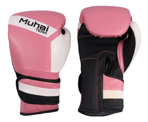 Guantes De Boxeo Muhai Team Rubí En Poliuretano 