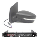 Cacha Espejo Exterior Vw Fox Suran 10/14 Negro Giro  5 Cable